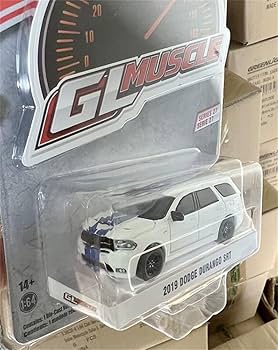 レア　GREENLIGHT 2018 Dodge Durango トレーラー Greenlight Hitch & Tow 2018 White Dodge Durango R/T & Glass